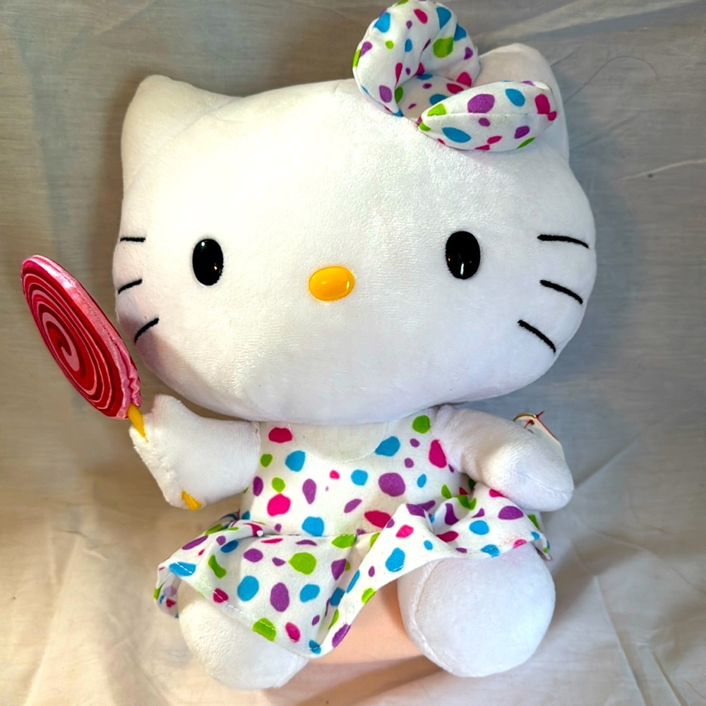 Hello Kitty Plush‎ with Lollipop beanie buddy NWT